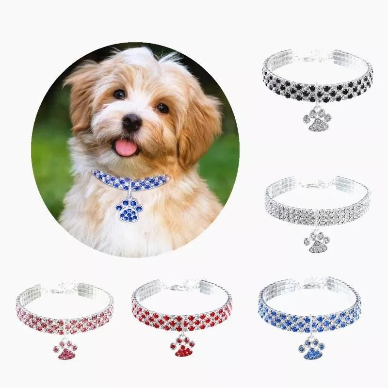 Costom Bling Rhinestone Dog Collars Wholesale Pet Dog Jewelry Collar