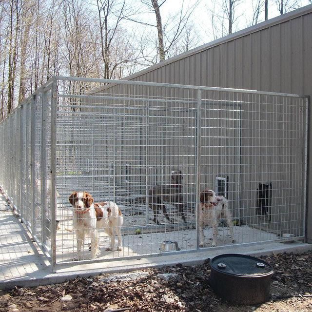 Heavy Duty Custom Indoor / Outdoor Dog Boarding Kennels.