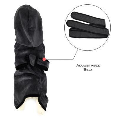 Mircofiber Absorbent Grooming Quick Drying Robe Bathrobe Pet Supply