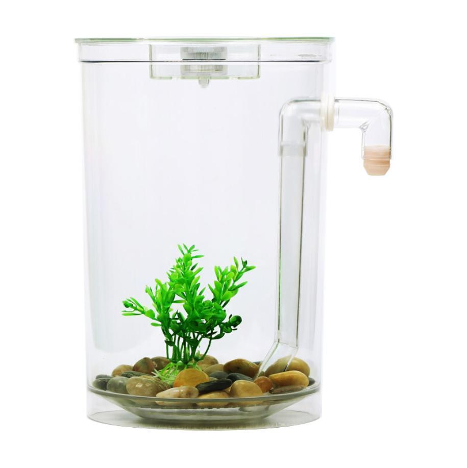 Customized Acrylic Fish Tank External Filter Can Be Placed on The Desktop