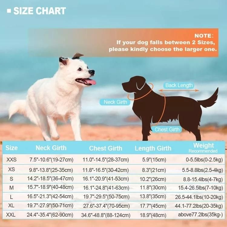 Dog Life Jackets Reflective Adjustable Preserver Vest for Swimming