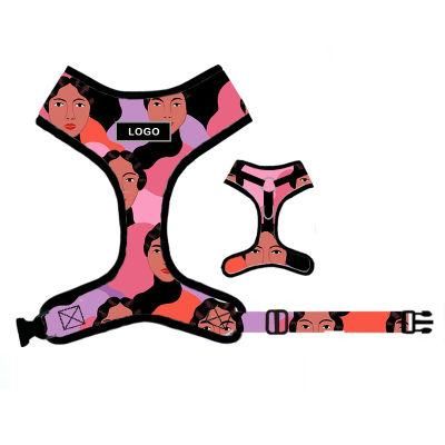 Wholesale OEM Pet Products Pets Accessories High-End Dog Cat Harness and Leash Luxury Dog Harness