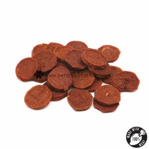 No Additive Dry Duck Circular Chip Pet Treats Dry Dog Food