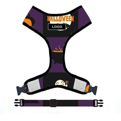 New Halloween Customize with Collar Leash Adjustable Dog Harness