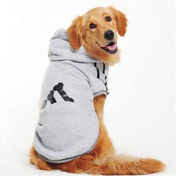 New Autumn Winter Pet Clothes Golden Retriever Hoodie Large Medium Sized Dog Clothes