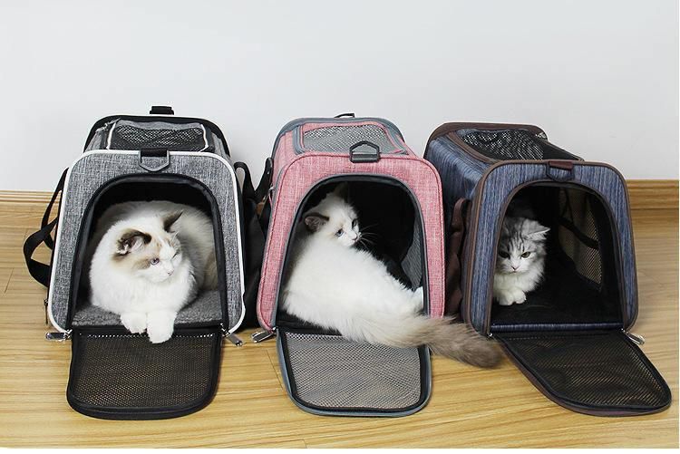 Customize OEM ODM Airline Pet Portable Travel Bag Organizer Pet Backpack