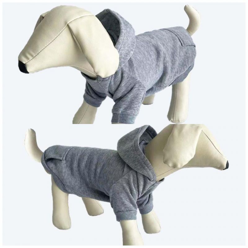 Customized Fashion Outdoor Hoodie Pocket Dog Accessories Apparel Pet Clothes