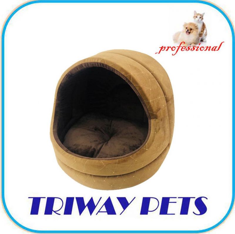 Quiet Time Hooded Cat Pet Bed