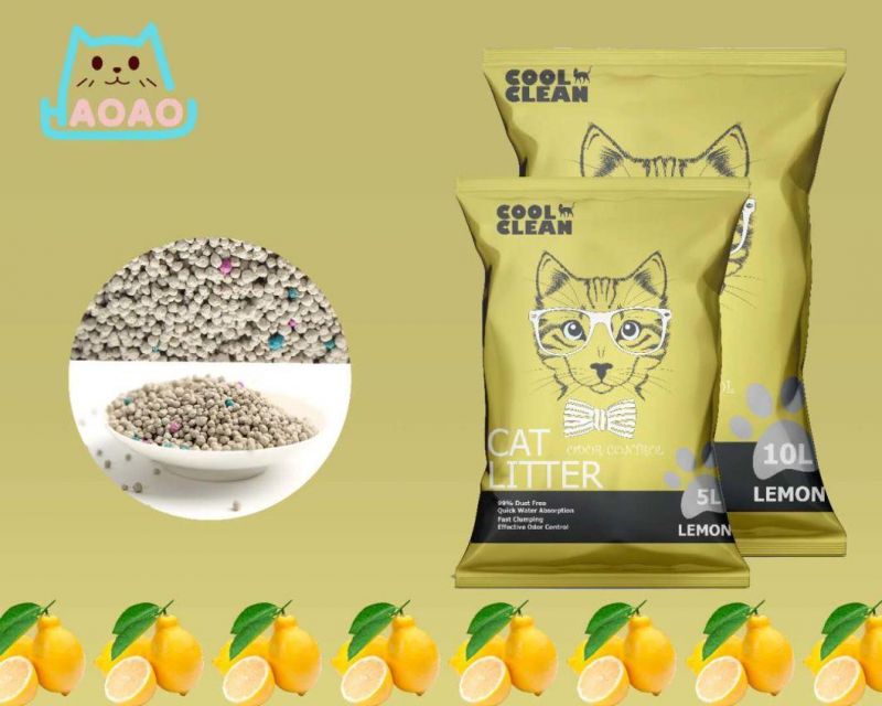 1-3.5mm Odor Control Bentonite Strong Clumping Pet Litter