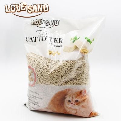 Pet Product Natural Quickly Clumping and Highly Absorbent Tofu Cat Litter