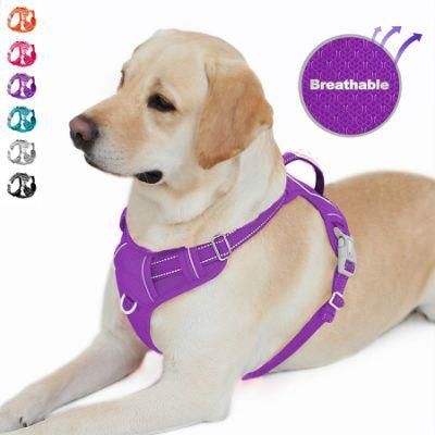 No Pull Dog Harness Front Clip Heavy Duty Reflective and Easy Control Handle Pet Harness