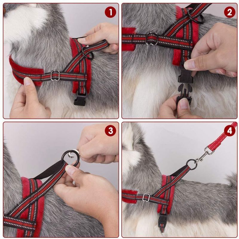 Soft Padded Reflective Adjustable Puppy Harness