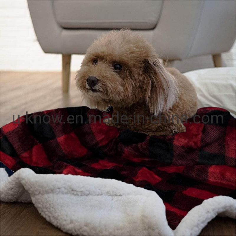 60 X 40 Inch Hot Sale High Quality Luxury Pet Blanket Washable Durable Solid Color Waterproof Pet Blanket