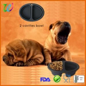Custom Double Cavities Dog Accessories Product Dog Feeder