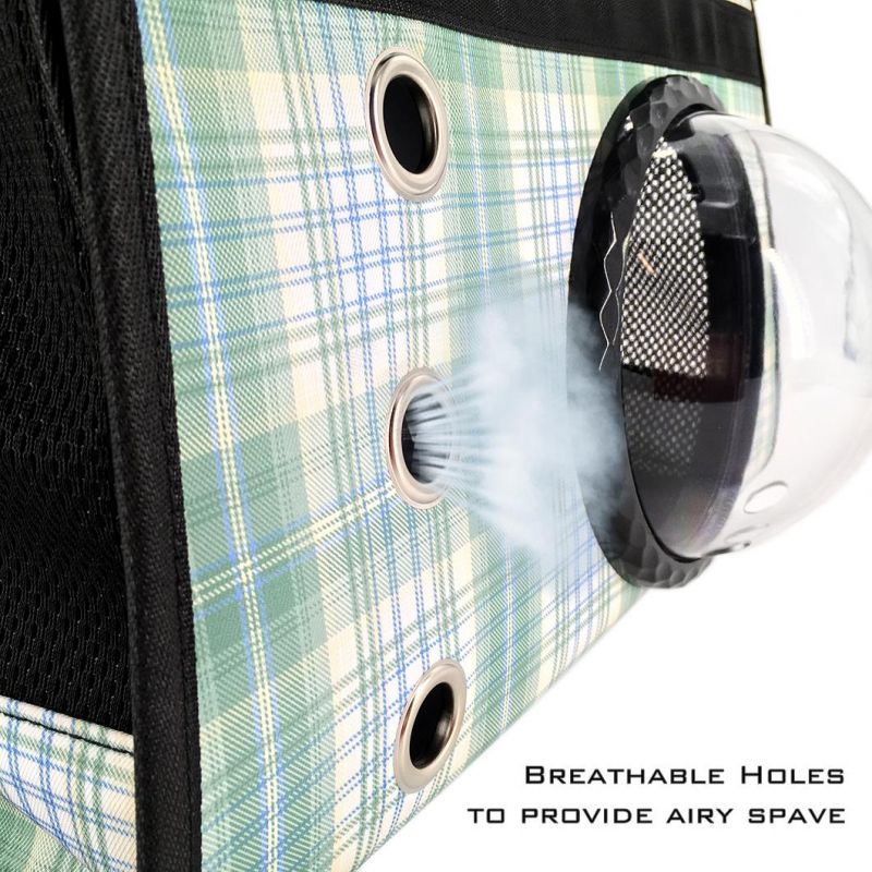 Classic Stripe Print Pet Carrier Dog Handbag Breathable Pet Cat Carrier