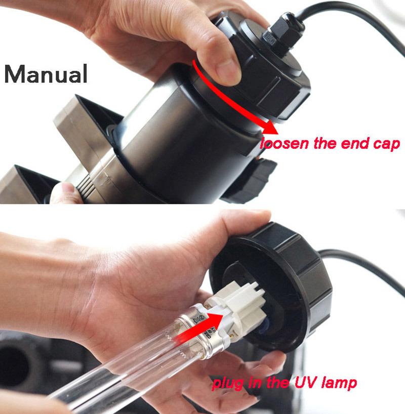 UV Sterilizer Light 110V/220V/240V Water Clarifier Lamp 36W