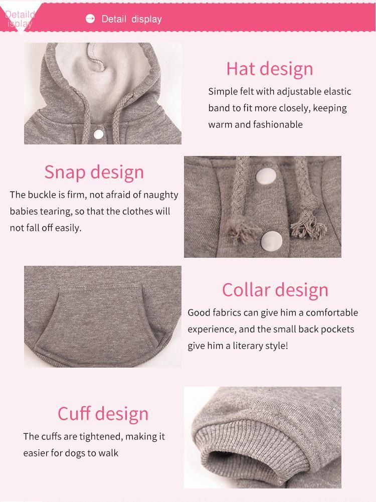 Hot Sell Fashion Pet Clothes and Accessories Dog Jacket Clothes Hoodie Coat Clothes