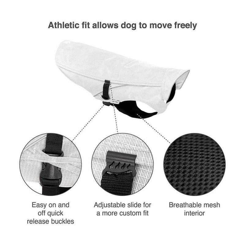 Pets Accessories Luxury Hard Shell Large Dog Raincoat Jacket Reflective Adjustable Pet Dog Raincoat Quick Release Buckles