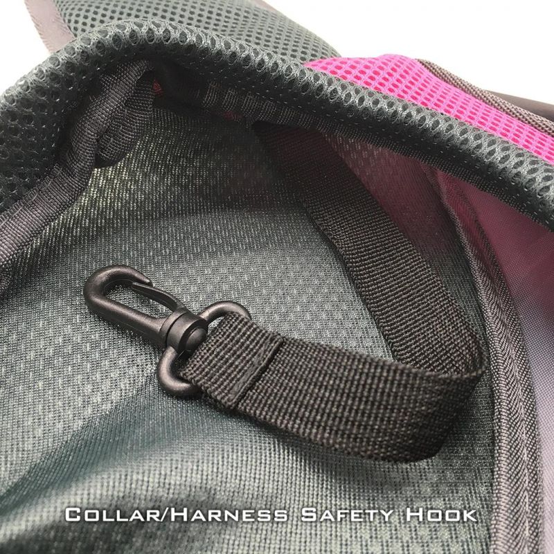 Pet Sling Small Dogs, Breathable Mesh Traveling Puppy Cat Carrier Sling Bag with Hands-Free, Adjustable Shoulder Strap