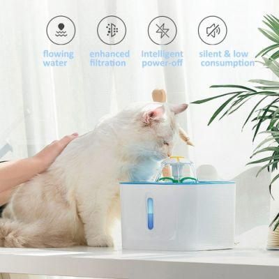 Vcare Pet Products Supply 2.5L 84oz Pet Automatic Fountain Cat Water Dispenser Electric Dog Drinking Fountain