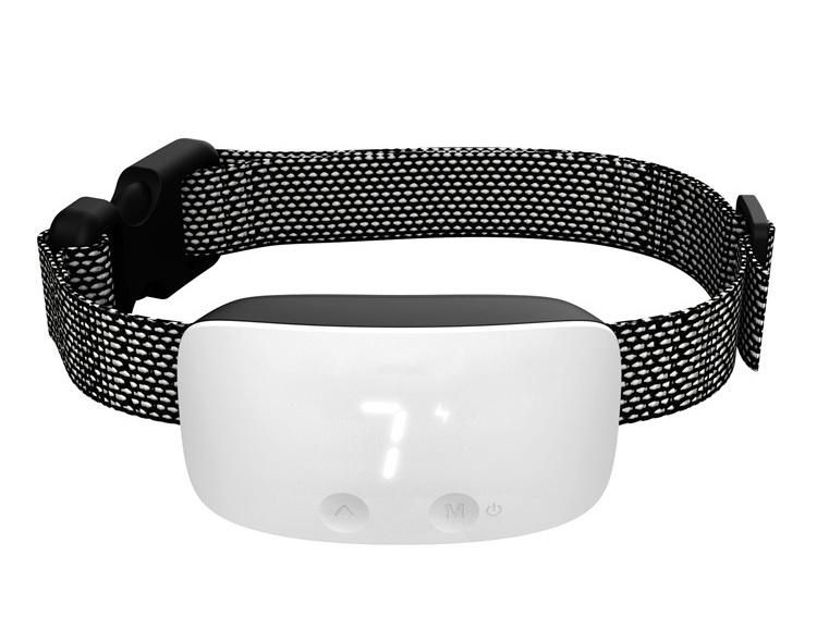 Fashion Digital LED Screen Displays Rechargeable Bark Dog Collar