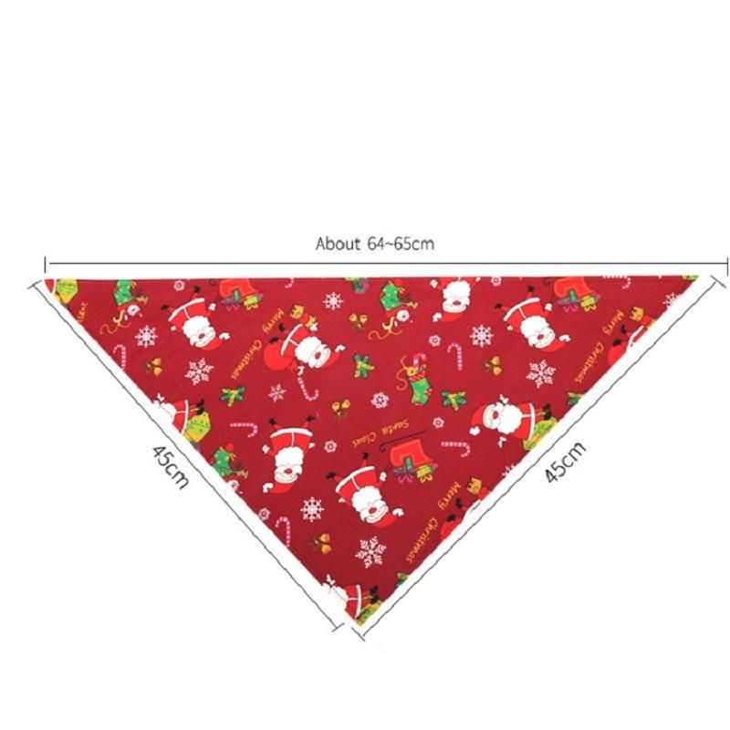 Polyester Fashion Pet Bandana Adjustable Custom Saliva Towel