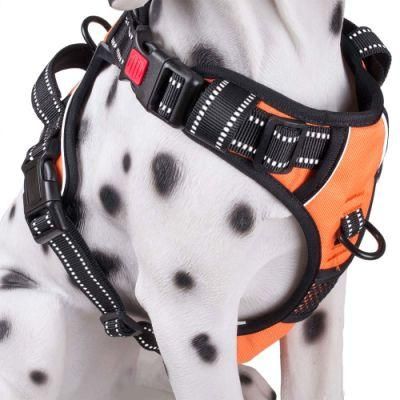 High-End No Pull Dog Harness with Double Leash Attachment Hooks