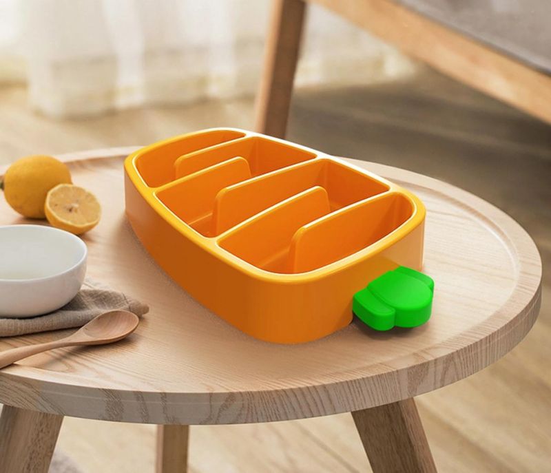 New Design! Carrot Shape Dog Food Bowl, Dog Slow Feeder Bowl