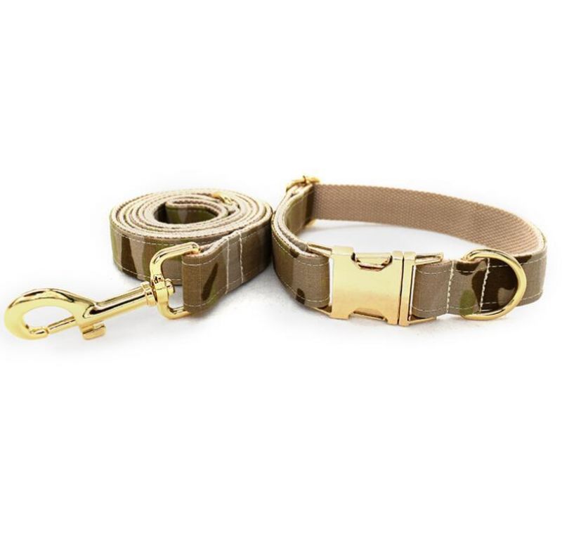 Light Camo High Quality Polyester Dog Collar