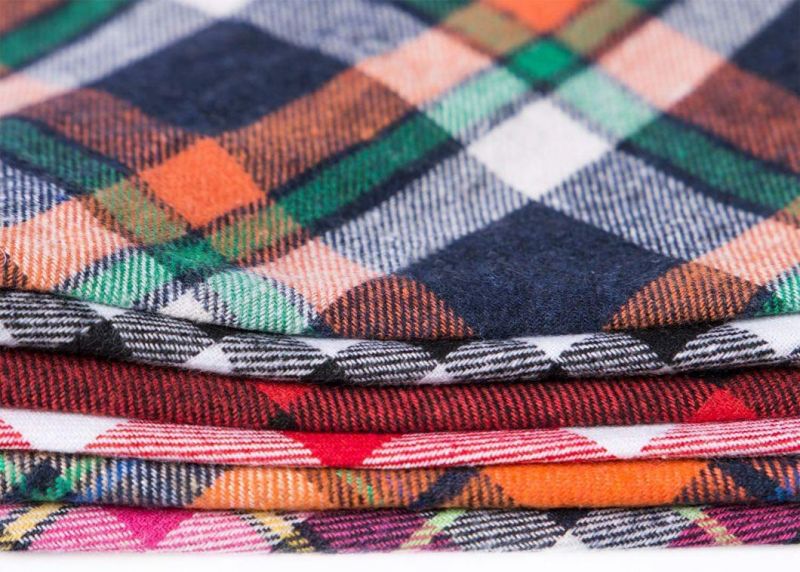Washable Reversible Triangle Bibs Scarf, Plaid Painting Kerchief