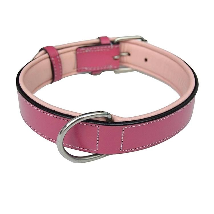 OEM Custom PU Leather Dog Collar Luxury for Pet Supplier