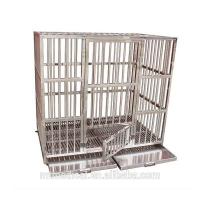 Mt Medical Outdoor Carrying Metal Solid Foldable Pet Cage Customized Manufacturers