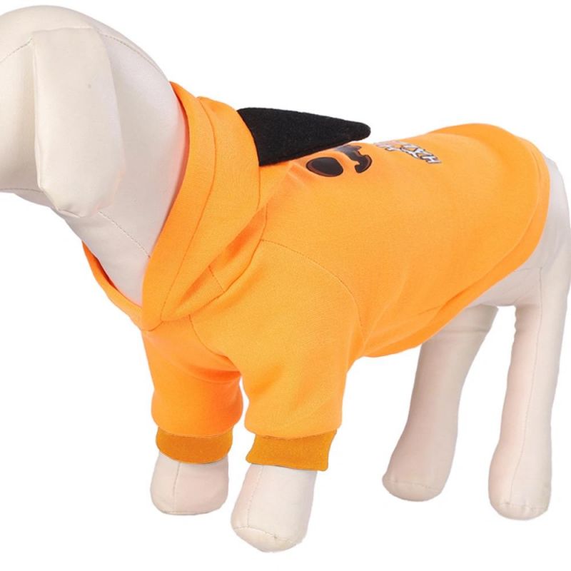 Autumn Winter Warm Halloween, Print Hoodie Small Dogs Cosplay Sweater Clothing