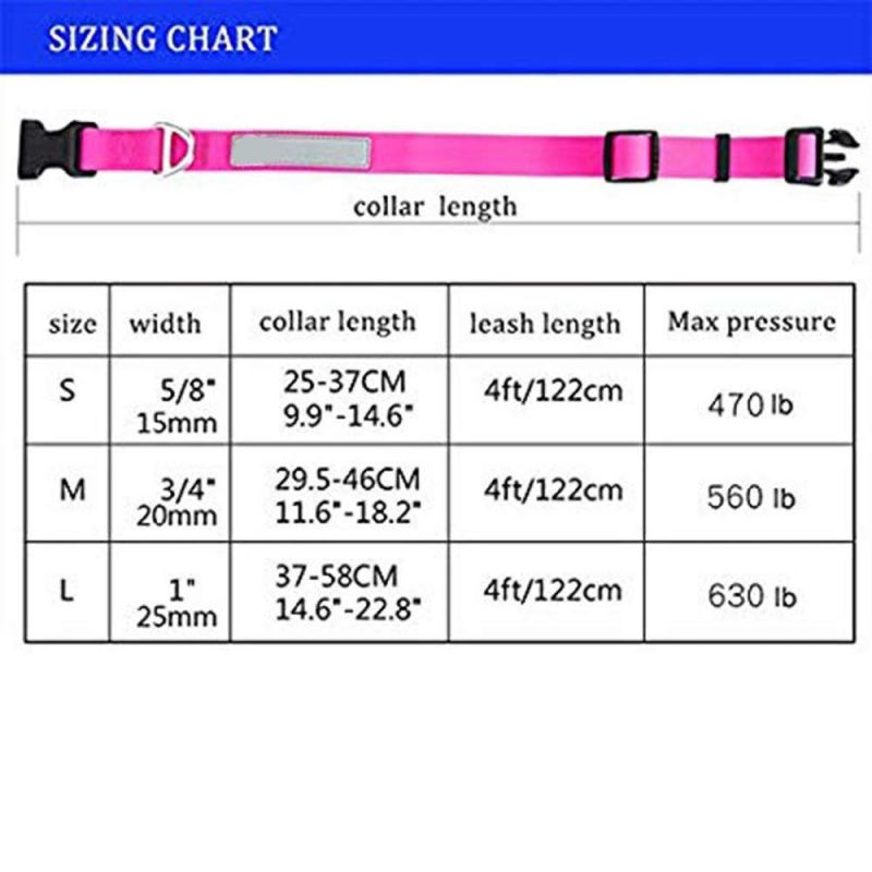 Adjustable Waterproof Dog Collars Odor Proof Puppy Collar with Name Plate