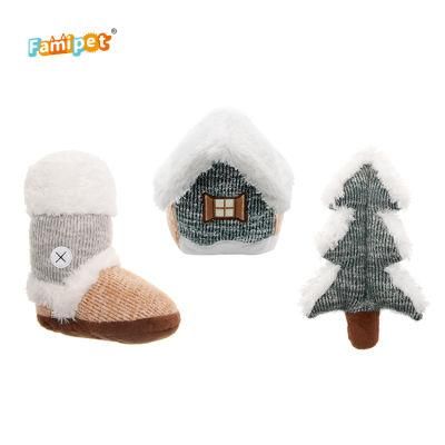 Outside: Polyester Inside: Polyester, Squeaker Famipet Dog Accessories Pet Toy