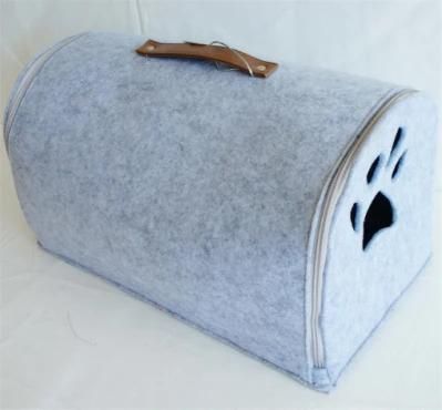 Handmade Felted Wool Pet Cat Bed - Eco-Friendly