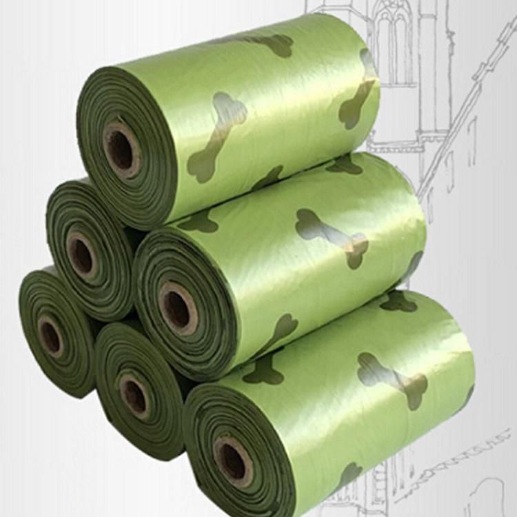 Manufacturer Wholesale PE Biodegradable Roll Box Packed Pet Waste Bag Dog Poop Bag with Dispenser