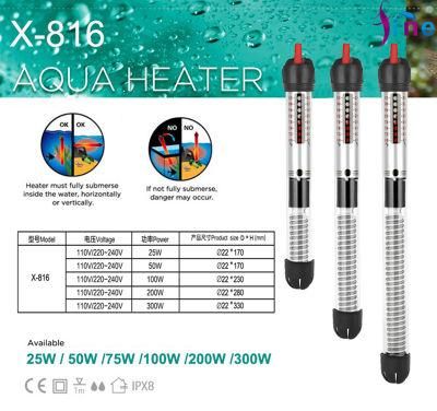 50W Aquarium Glass Heater for Nano Tanks 5-15 Gallons
