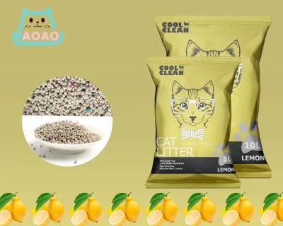 Cool Clean Bentonite Ball Shape Cat Litter - Lemon 10L