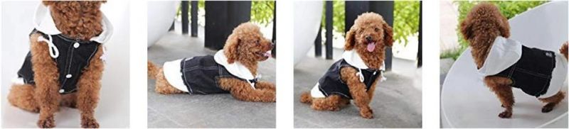 Dog Jeans Jacket Classic Hoodies Puppy Clothes