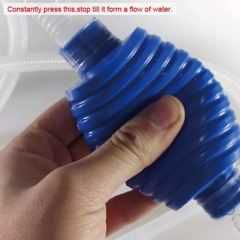 Portable Fish Tank Pump for Aquarium Use Carrying Fish Tank Cleaning Tube