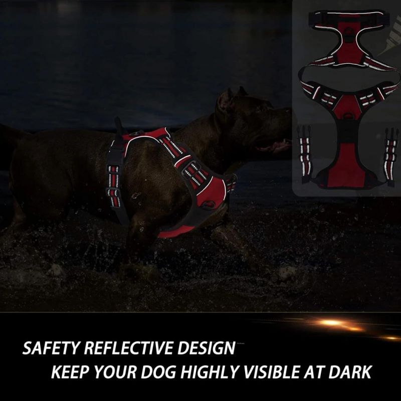 All Weather Use Reflective Comfortable Dog Harness