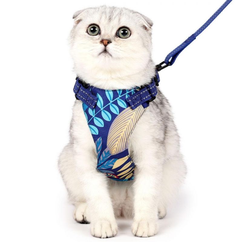 Wholesale Pet Harness Security Safety Engine Wiring Adjustable Cat Costume Dog Harness and Leash
