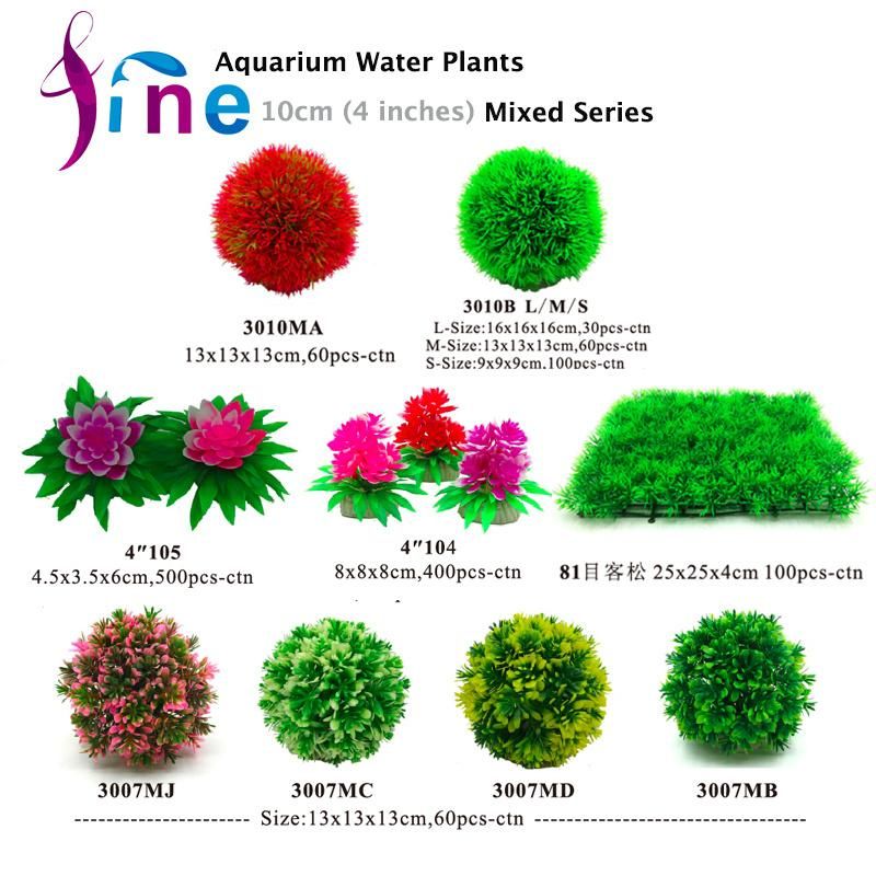 4 Inches/ 10cm Aquarium Water Plants with Mixed Series