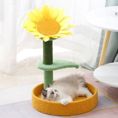 Wholesale Multi Style Sunflower Cat Climbing Rack Pet Products
