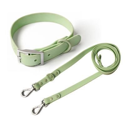 Durable Heavy Duty Waterproof Custom PVC Nylon Coated Webbing Dog Collar Leash
