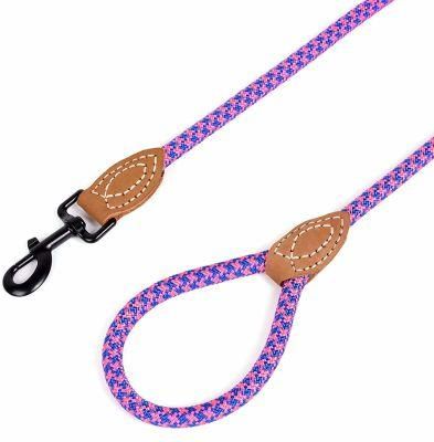 1/2 Inch Diameter Dog Lead Nylon Knitting Climbing Rope Leash for All Breeds Dog