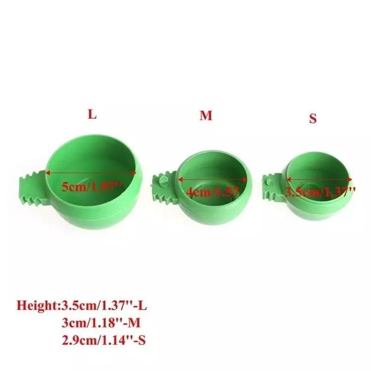 High Quality Plastic Pet Bird Feeder Can Be Used as Water Bottle