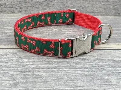 Personalized Popular Custom Eco-Friendly Cotton Puppy Collar and Leash Set