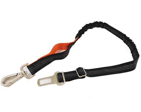 Nylon Rope Dog Soft Seat Belt Leash with Metal Buckle for Small Medium & Large Dog